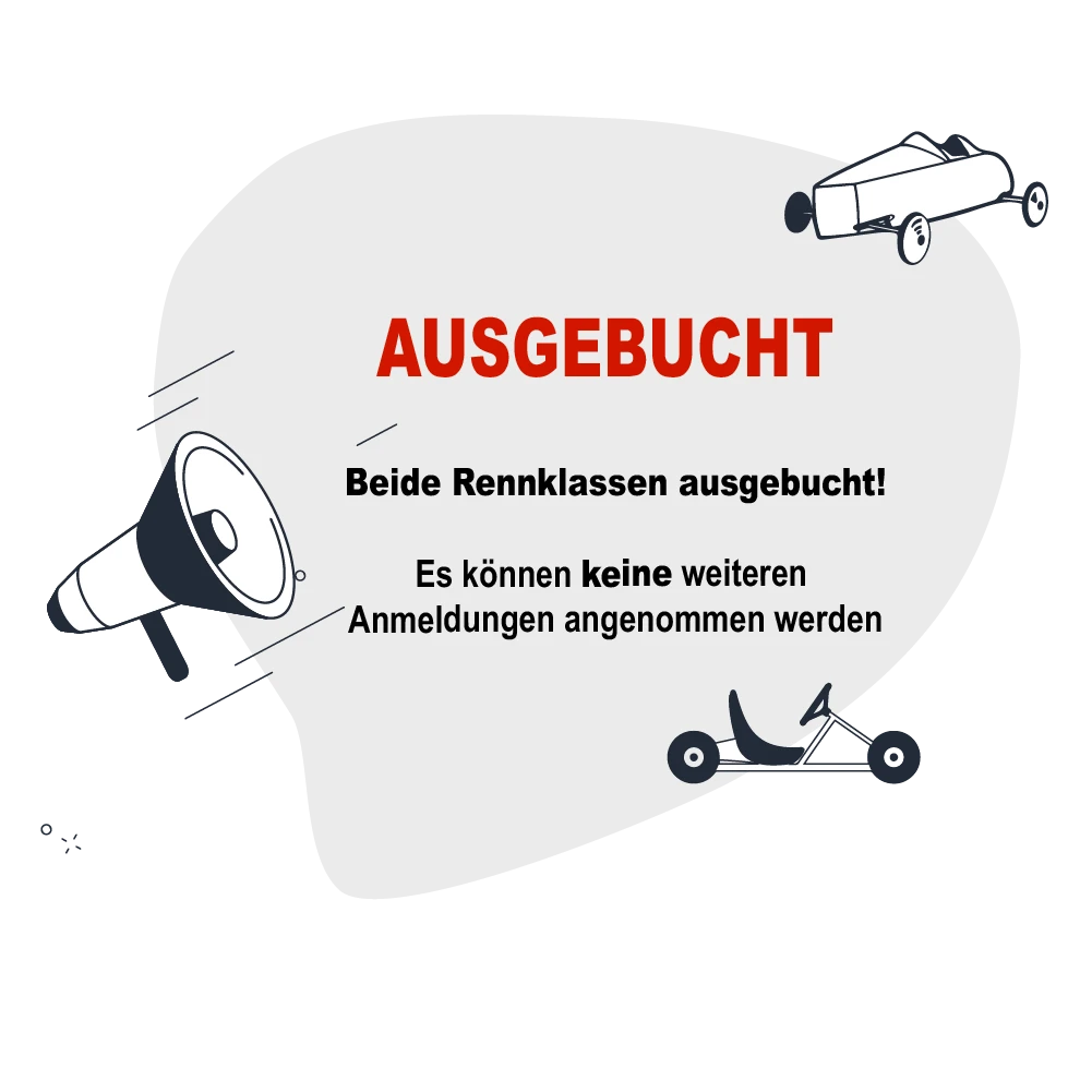 Banner Ausgebucht Seifenkistenrennen Unterbrunn 2026 AUSGEBUCHT